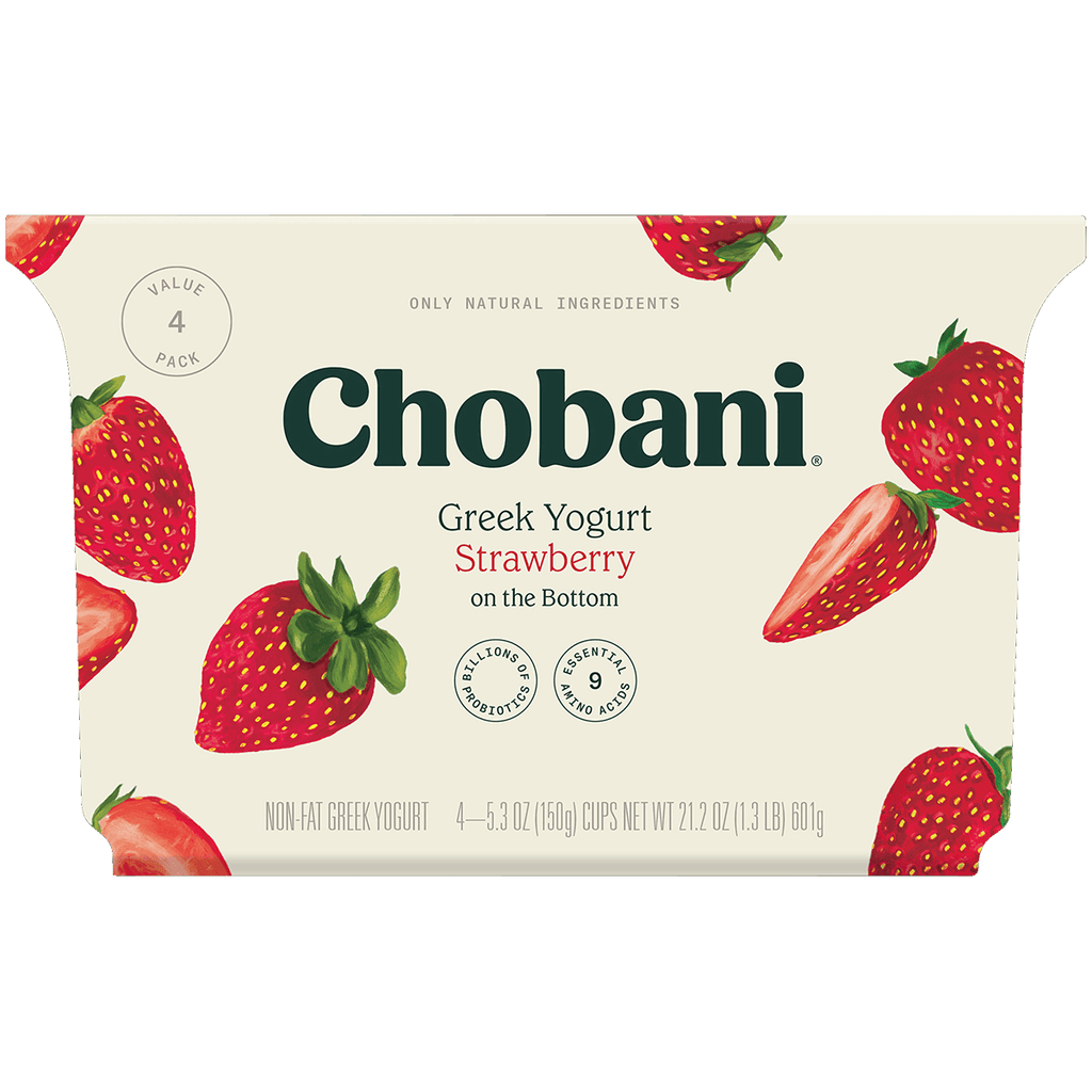 Chobani FOB Strawberry Yog 4PK - Seabra Foods Online