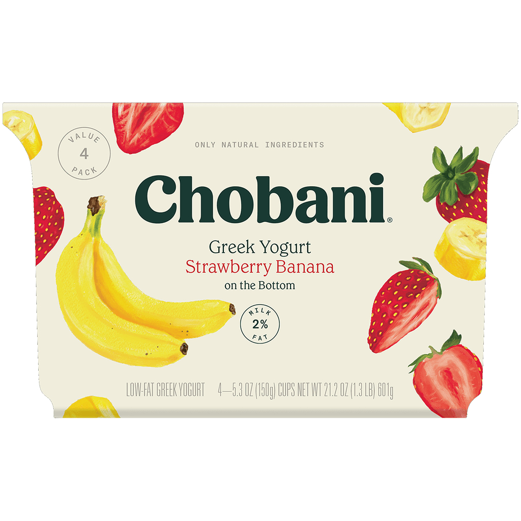 Chobani St/Banana Grk Yog 4PK - Seabra Foods Online