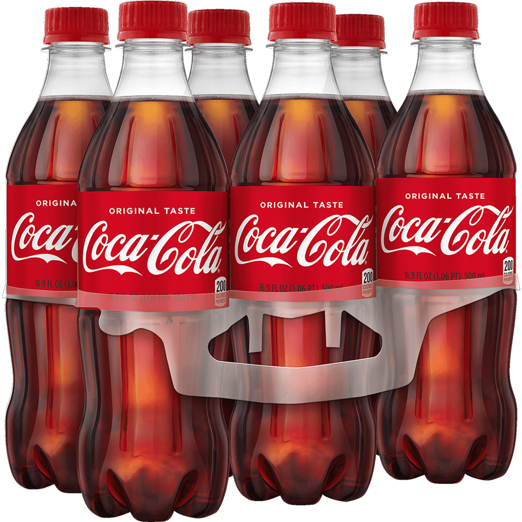 Coca Cola Classic Bottle 6Pk - Seabra Foods Online