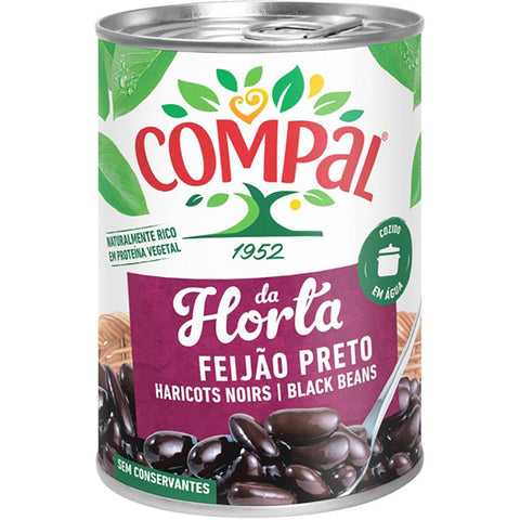 Compal Black Beans 14.43oz - Seabra Foods Online