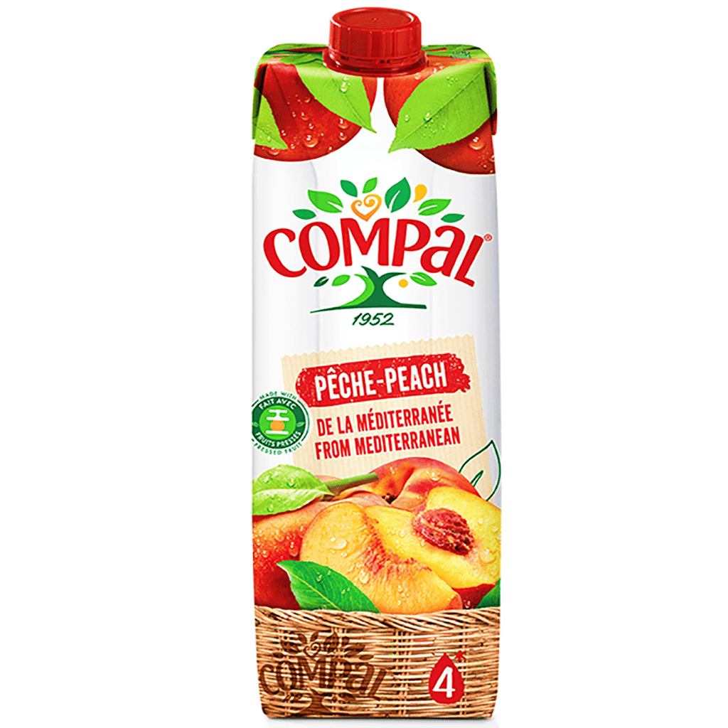 Compal Peach 33.8oz - Seabra Foods Online