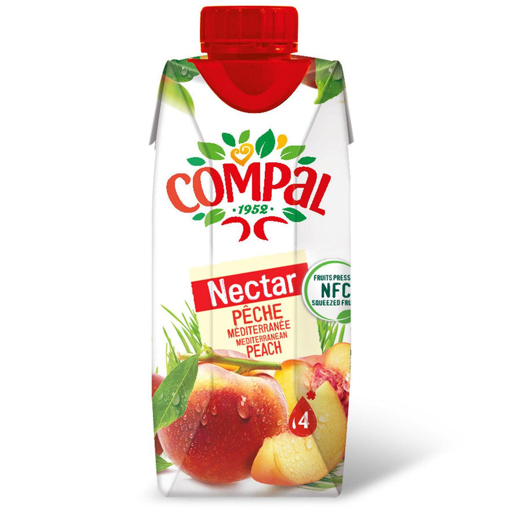 Compal Peach 11.15floz - Seabra Foods Online