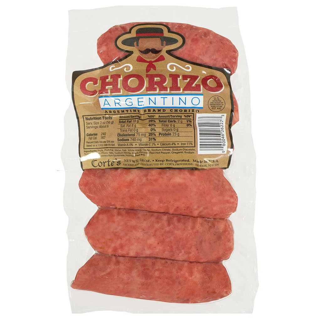 Cortes Argentinian Chorizos 6pk - Seabra Foods Online