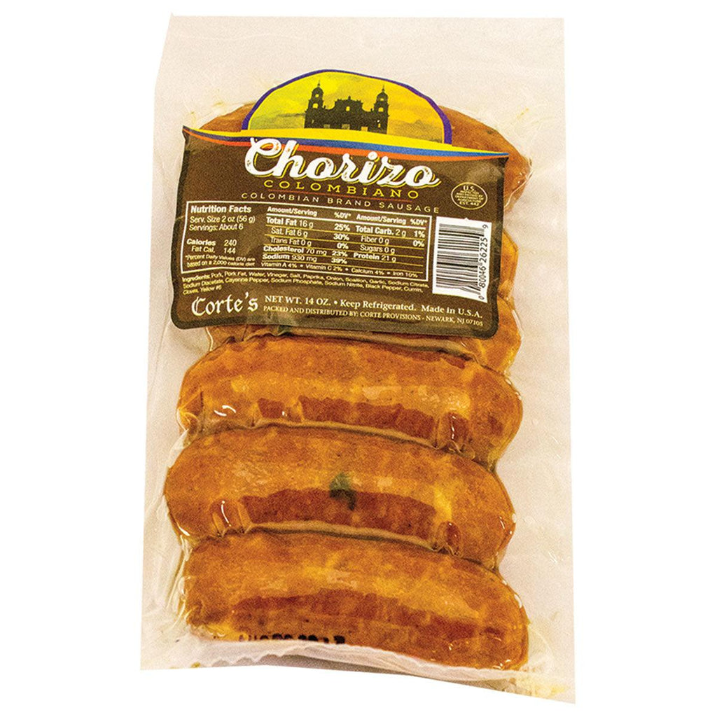 Cortes Colombian Chorizo - Seabra Foods Online