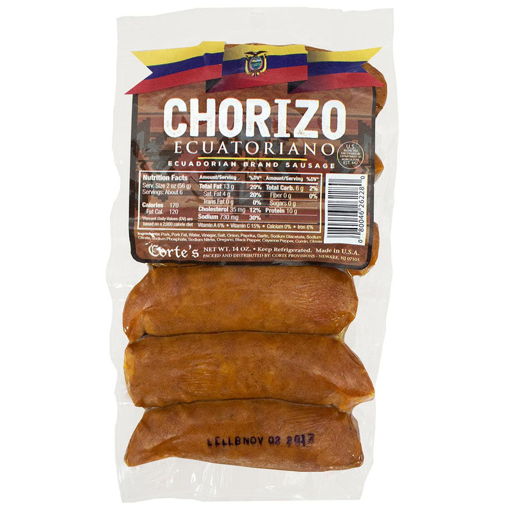 Cortes Ecuadorean Chorizo 6PK - Seabra Foods Online