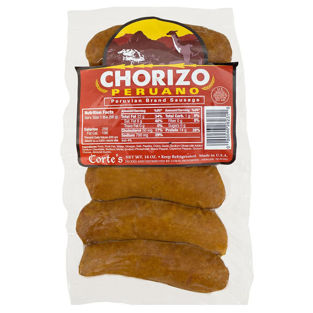 Cortes Peruvian Chorizo - Seabra Foods Online