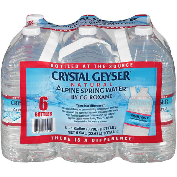 Crystal Geyser Water 6 Pk – Seabra Foods Online