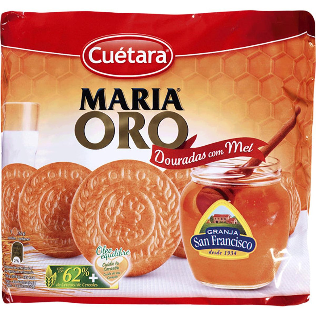 Cuetara Maria Oro Dourado c/Mel 21.12oz - Seabra Foods Online