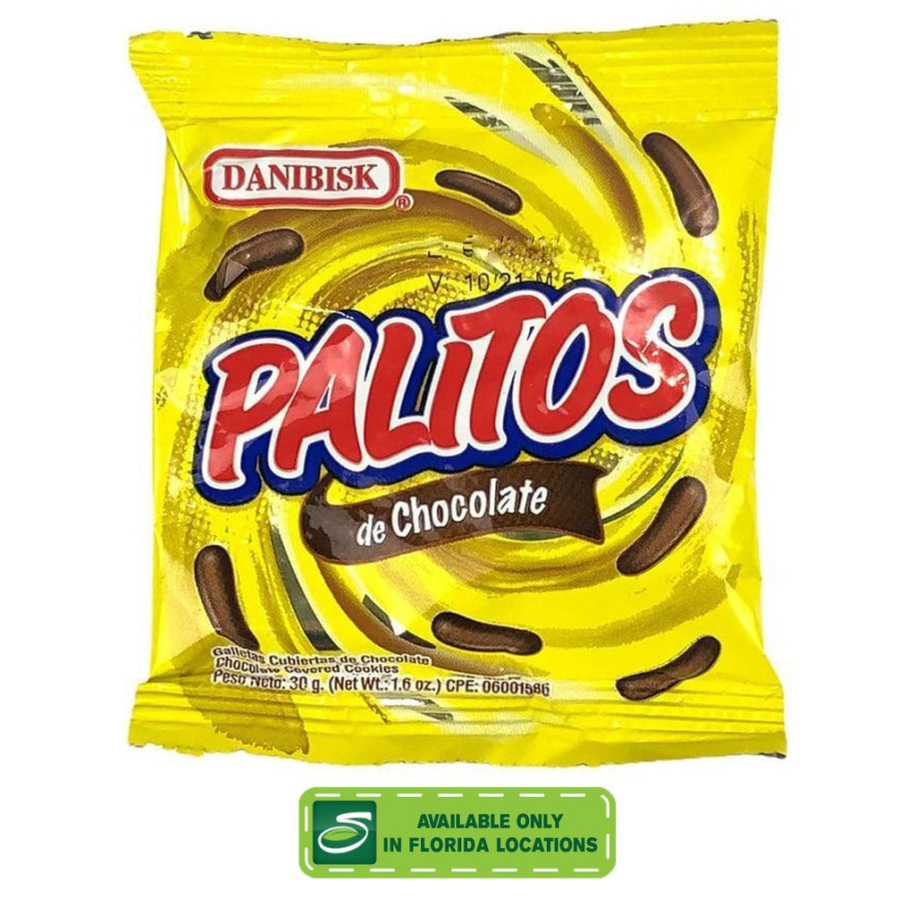 Danibisk Palitos de Chocolate 1.6oz - Seabra Foods Online