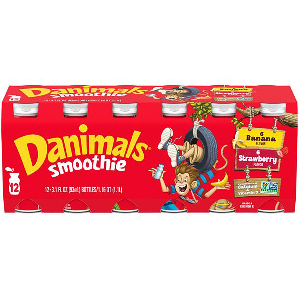 Danimals St/Banana Drink 12PK - Seabra Foods Online