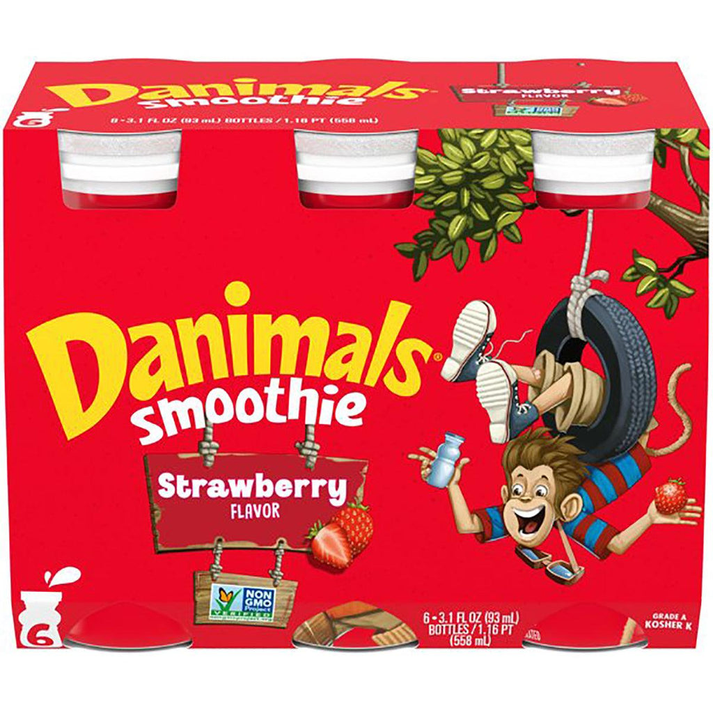 Danimals Straw/Banana 6PK - Seabra Foods Online