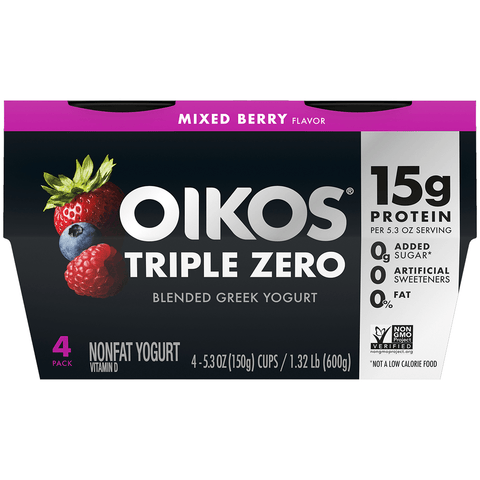 Dannon Mixed Berry 4PK - Seabra Foods Online