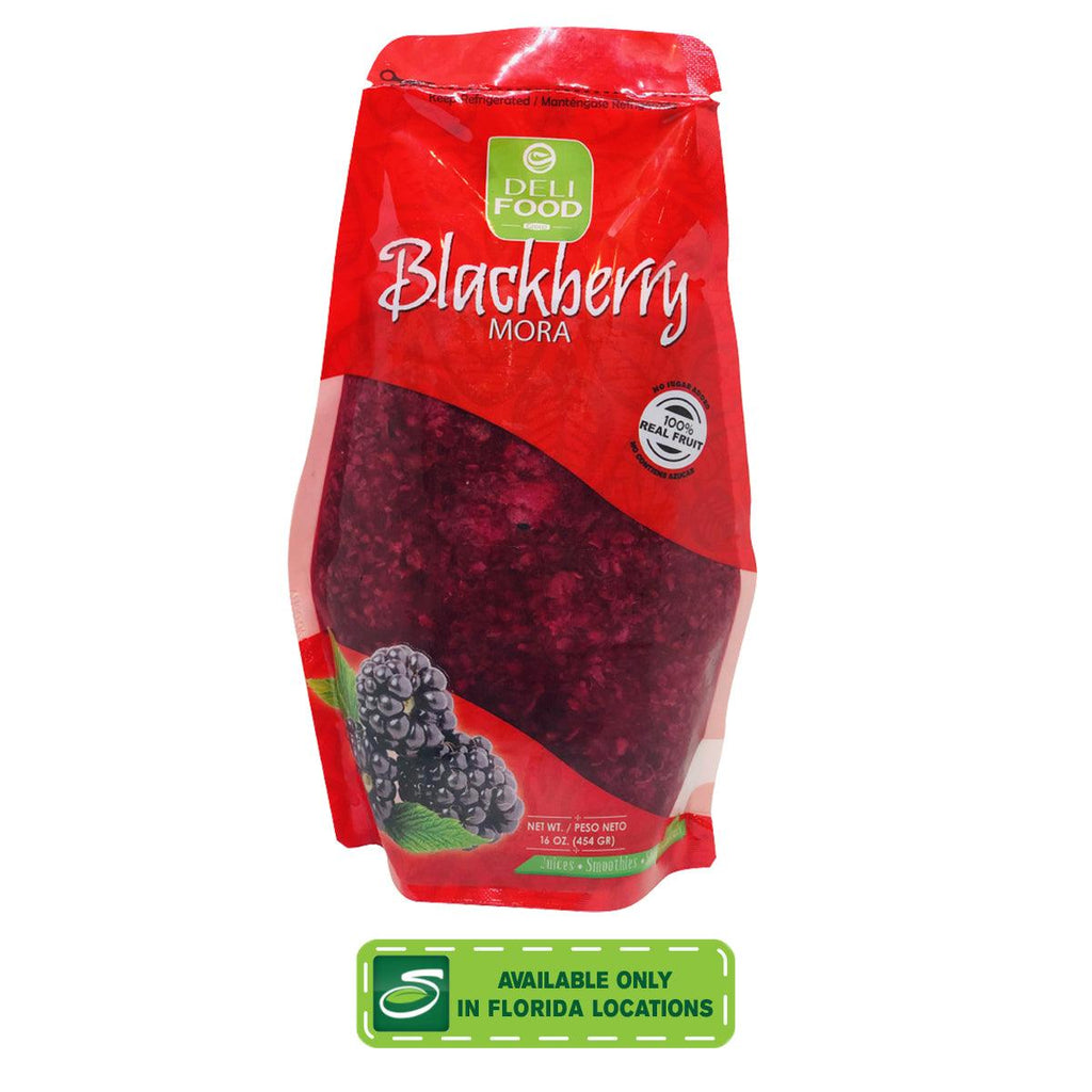 Deli Foods Blackberry Pulp 16oz - Seabra Foods Online
