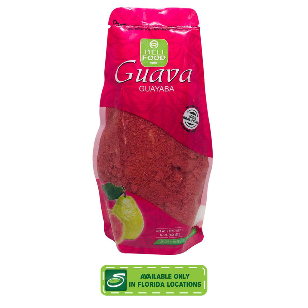 Deli Foods Guava Pulp 16oz - Seabra Foods Online