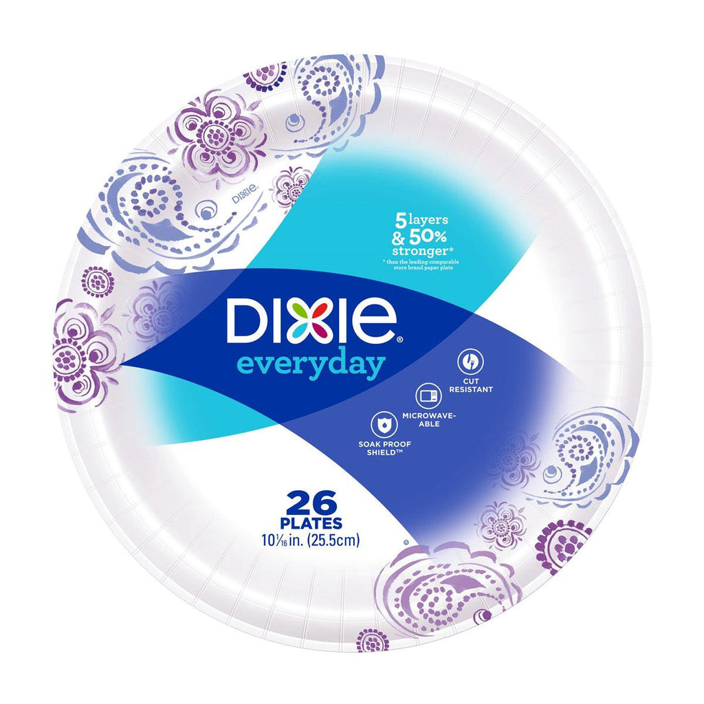Dixie Everyday Plates 10" 26ct - Seabra Foods Online