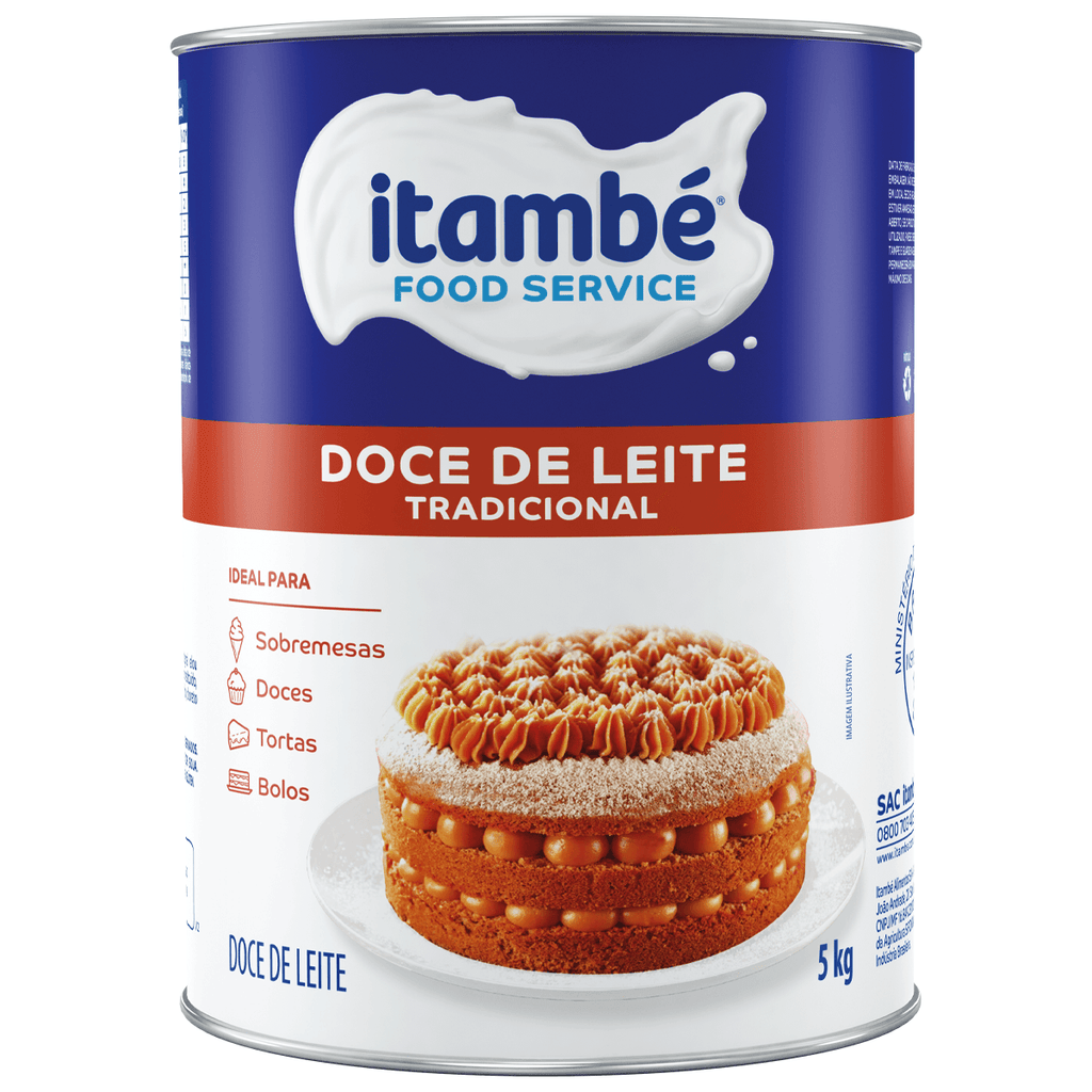 Doce de Leite Itambe 5kg - Seabra Foods Online