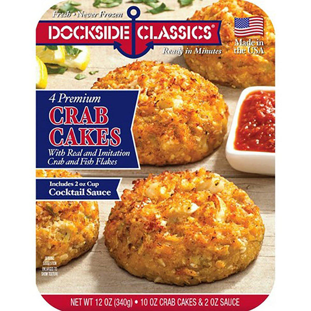 Dockside Classic Maryland Crab Cakes - Seabra Foods Online