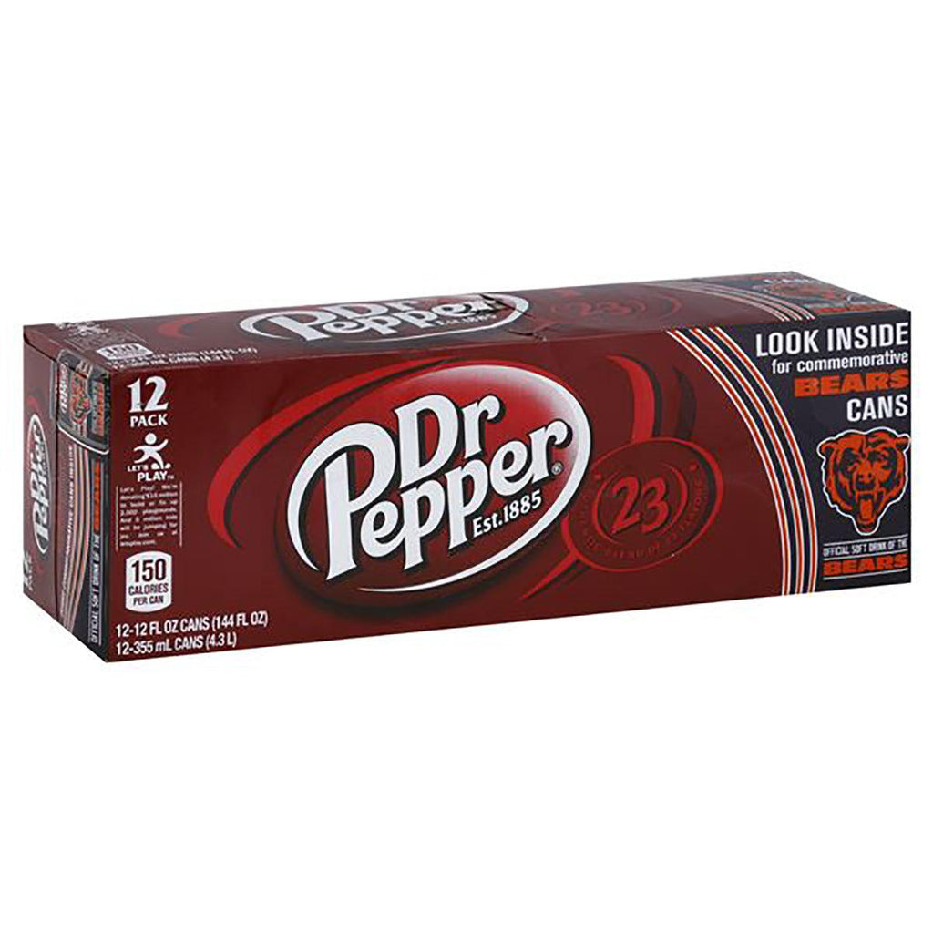 Dr Pepper Soda Cans 12PK - Seabra Foods Online
