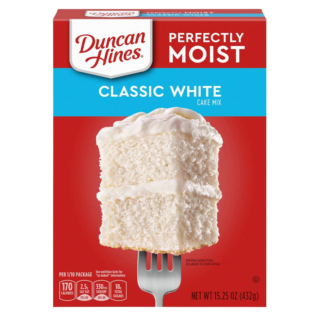 Duncan Hines Classic White Cake Mix 15z - Seabra Foods Online