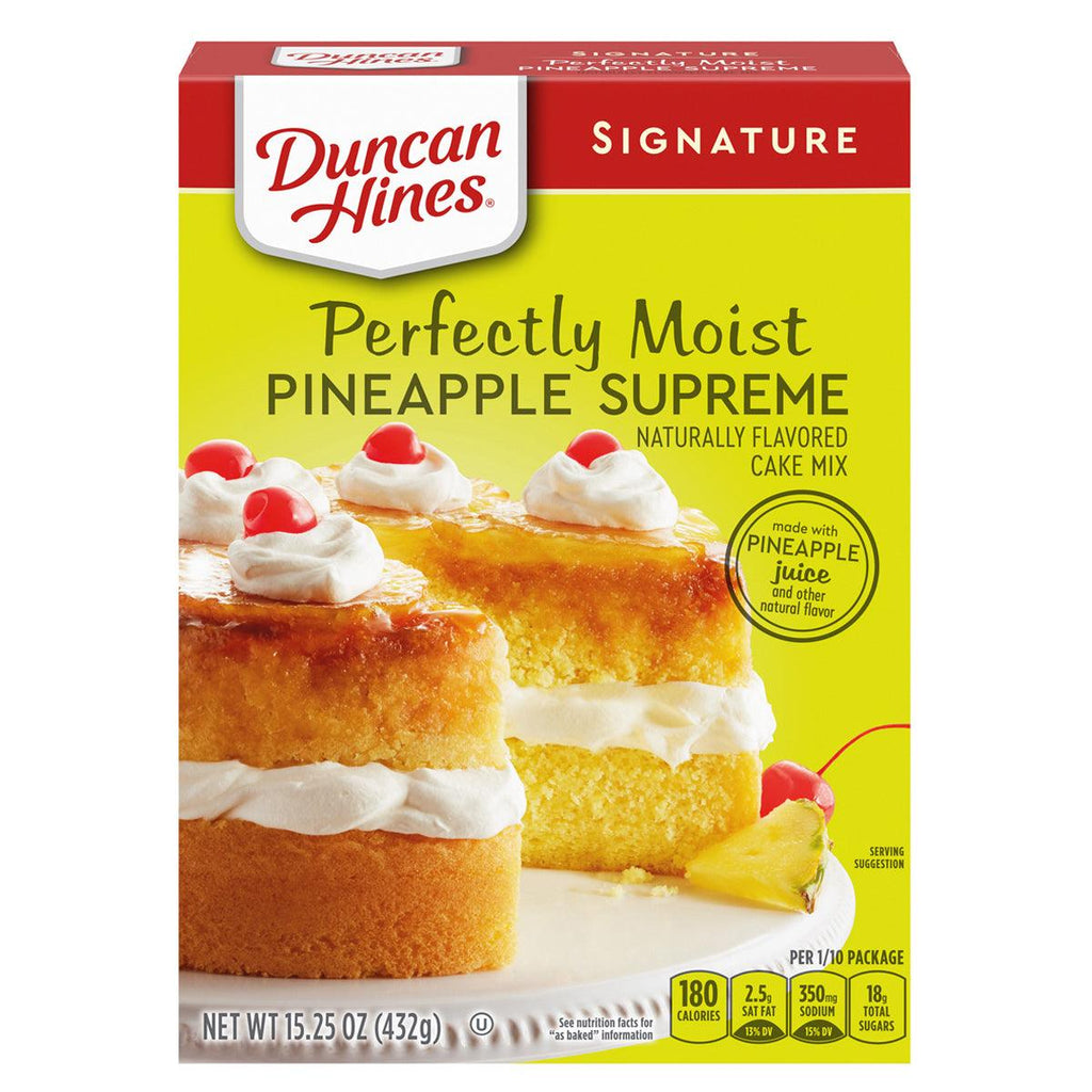 Duncan Hines Pineapple Cake Mix 15.25oz - Seabra Foods Online