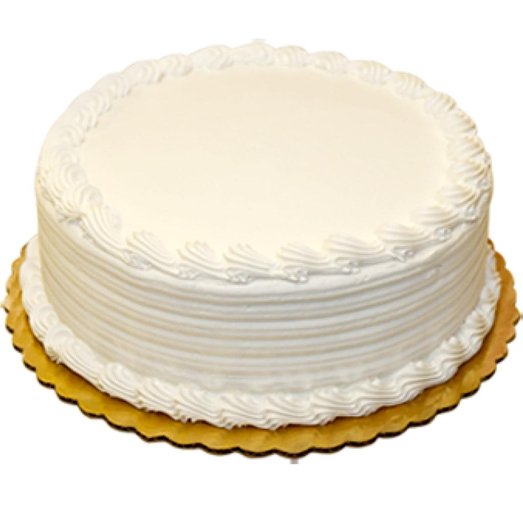 Dutch Maid 8" Gold White Dec Cake - Seabra Foods Online