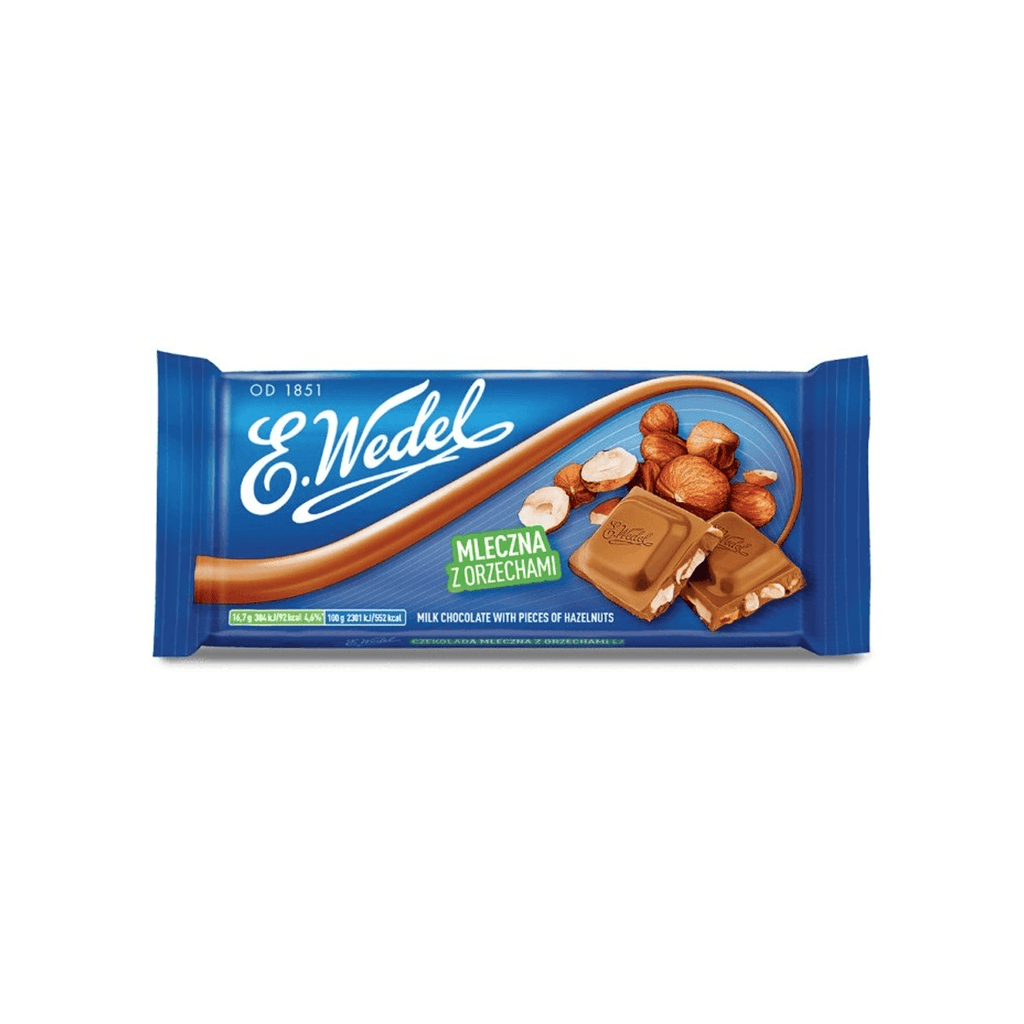 E Wedel Milk Chocolate w/ Hazelnuts - Seabra Foods Online
