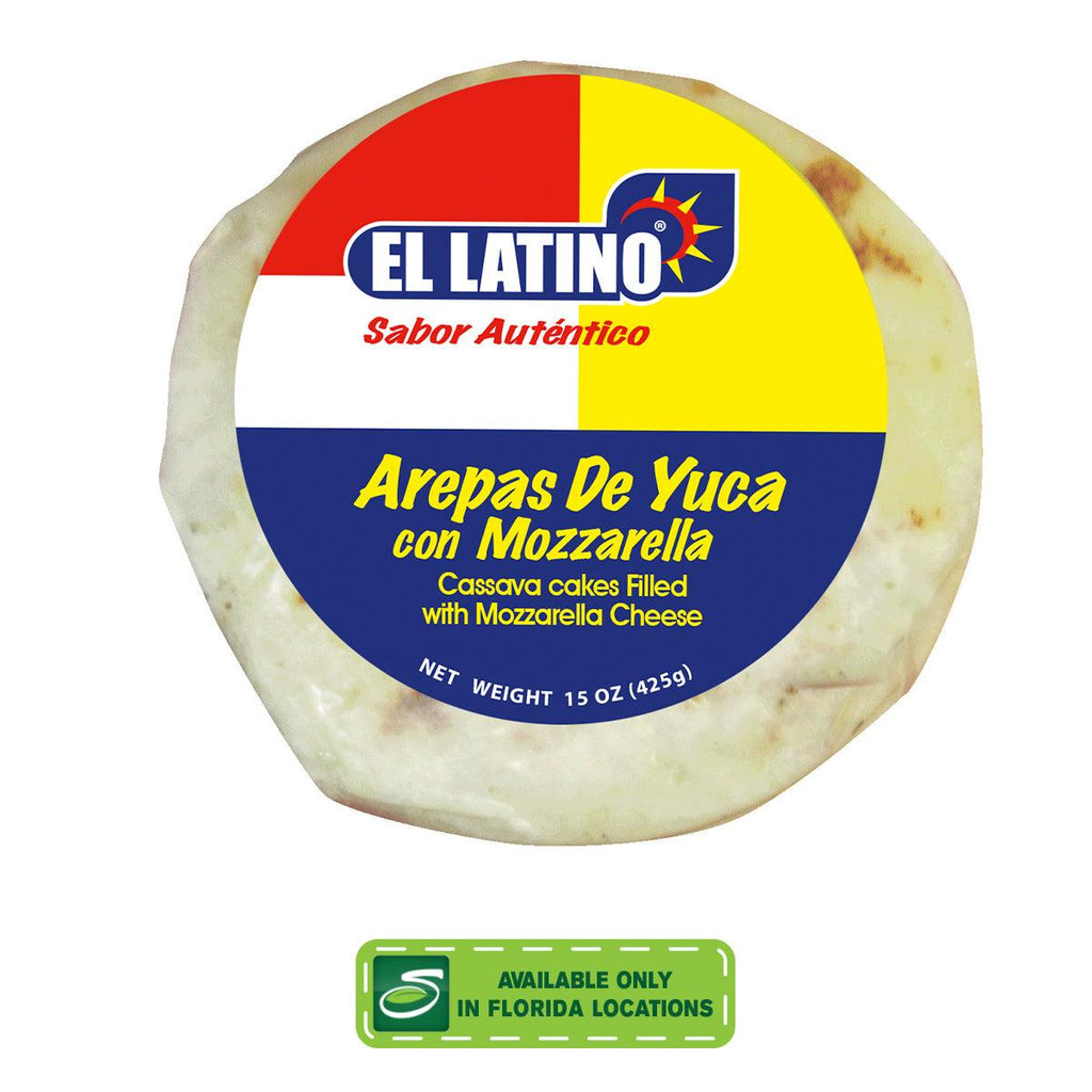 El Latino Arepas de Yuca C/Mozzarella - Seabra Foods Online