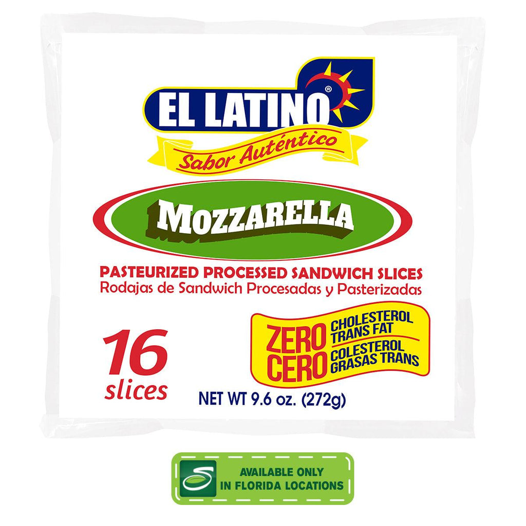El Latino Mozzarella Slices 9.6oz - Seabra Foods Online