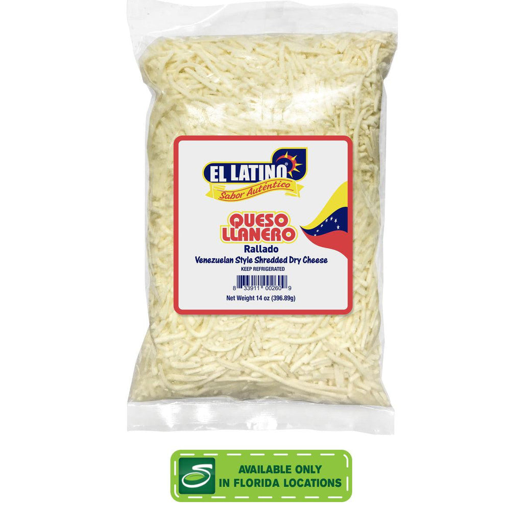 El Latino Queso Llanero Rallado 14oz - Seabra Foods Online