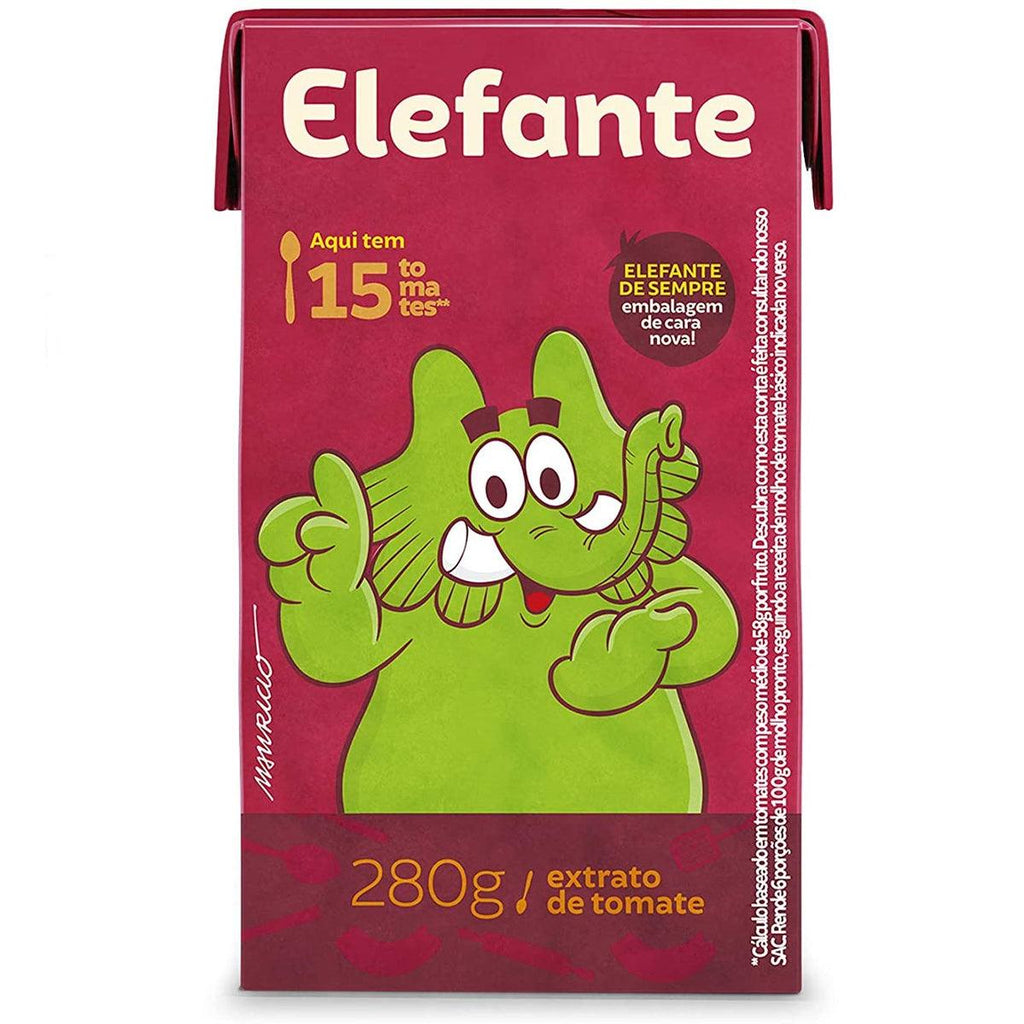 Elefante Extrato de Tomate 280g - Seabra Foods Online