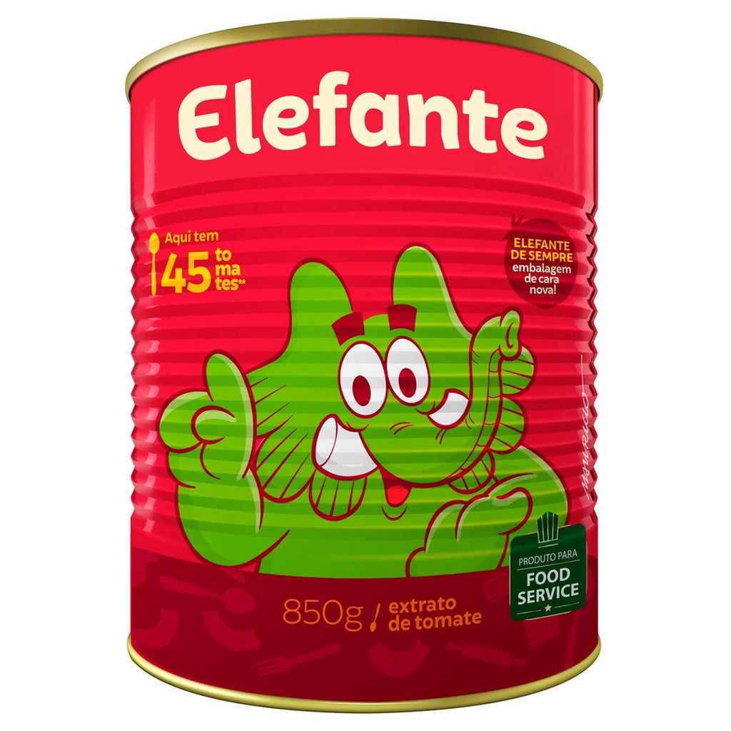 Elefante Extrato de Tomate Tradicional - Seabra Foods Online