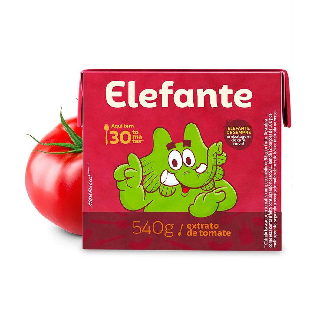 Extrato de Tomate Elefante 540g - Seabra Foods Online