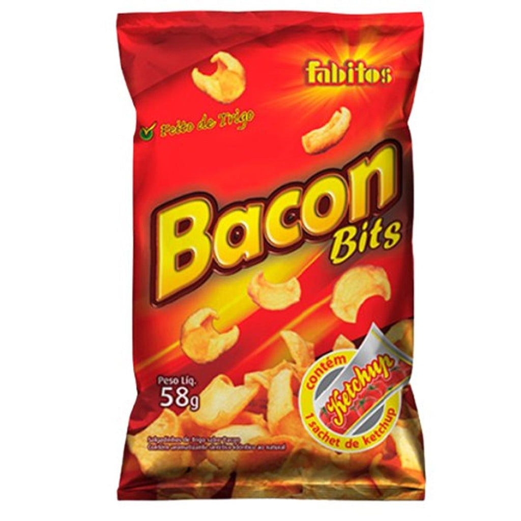 Fabitos Salgadinho Bacon Bits 58g - Seabra Foods Online