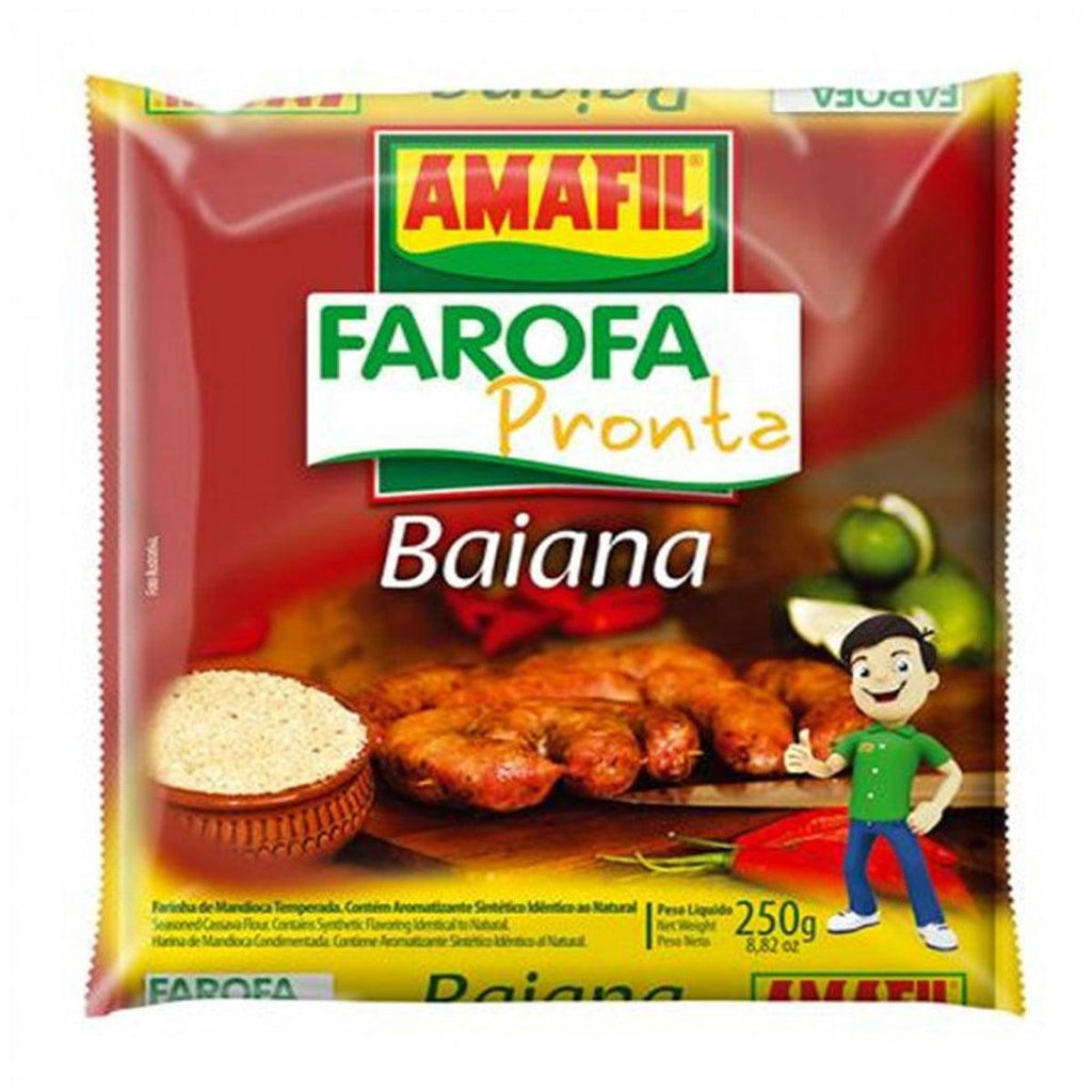 Farofa Pronta Baiana Amafil 250g - Seabra Foods Online