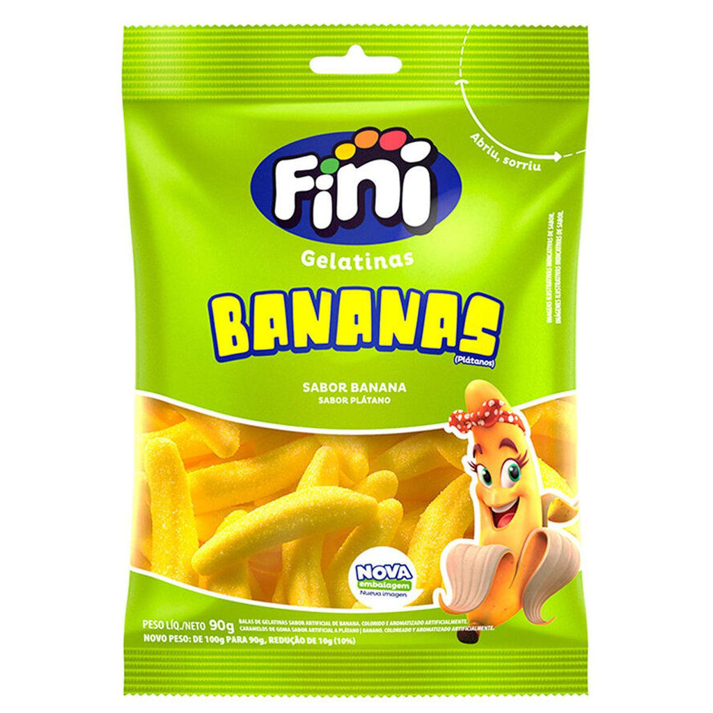 Fini Bala Gelatina Banana 90g - Seabra Foods Online
