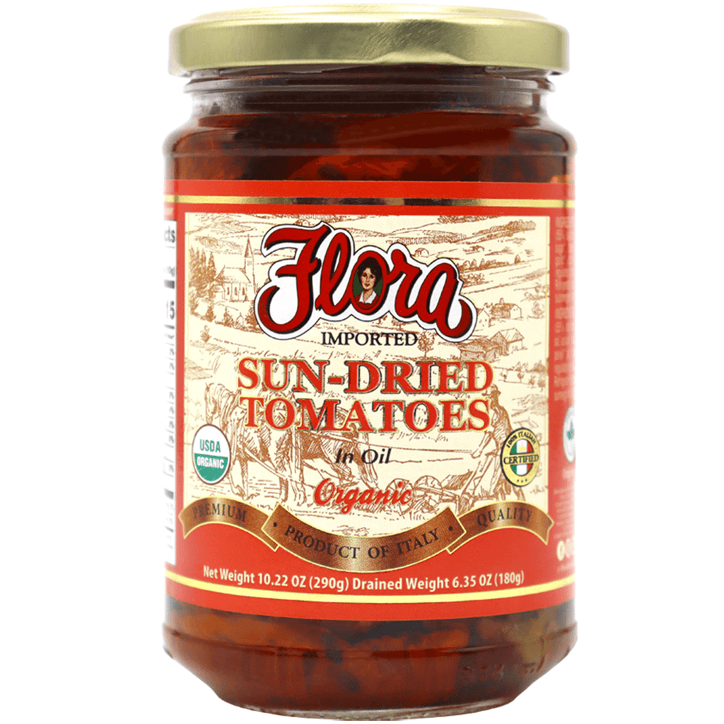 Flora Sund. Tomato Olive/Oil Organic 10o - Seabra Foods Online