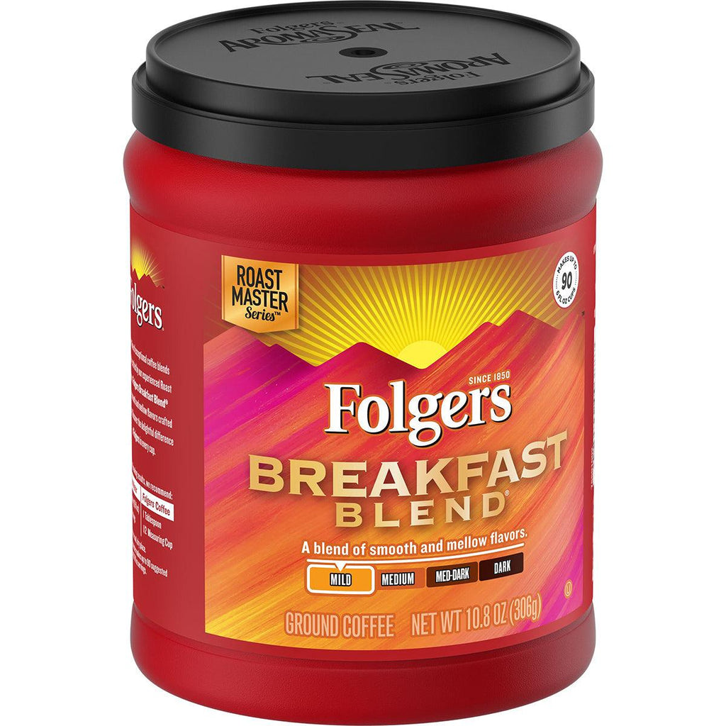 Folgers Breakfast Blend Coffee 9.06oz - Seabra Foods Online