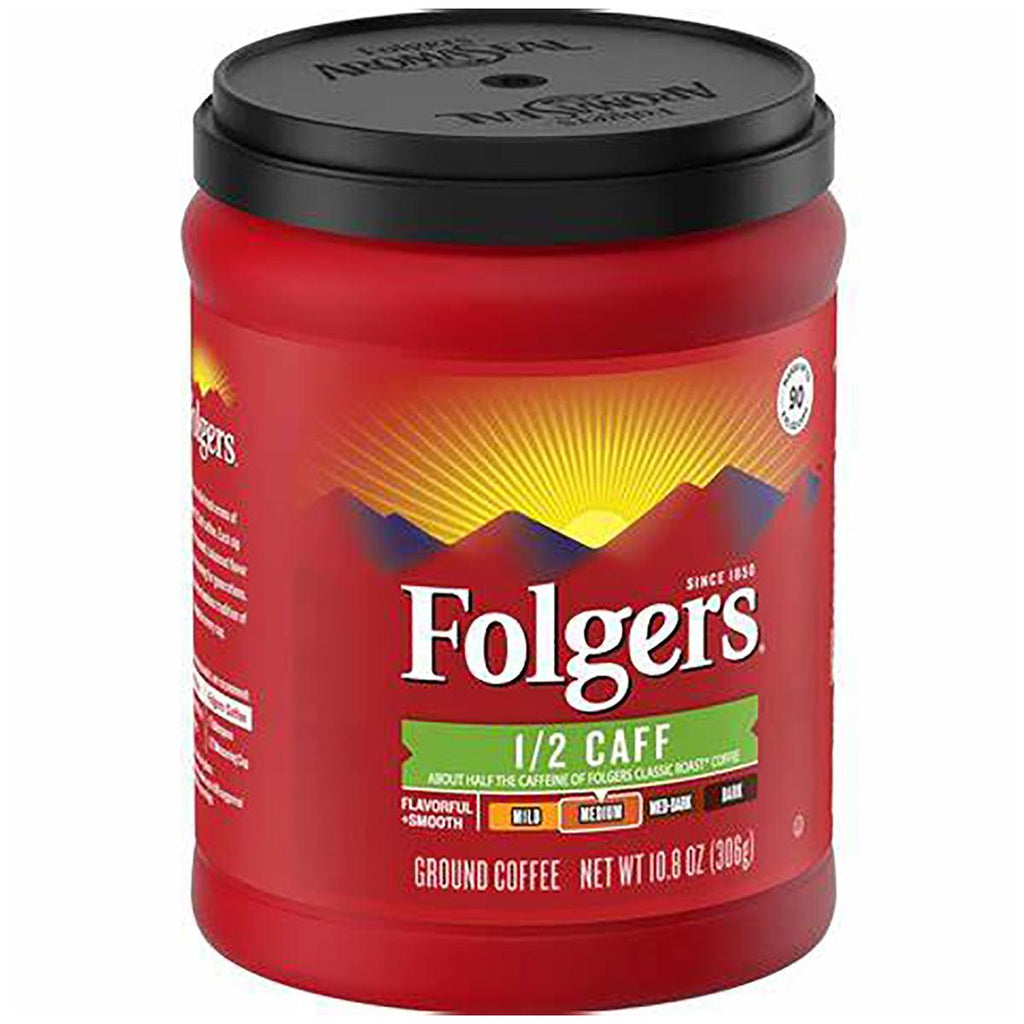 Folgers Classic Half Caff. Coffee 10.8oz - Seabra Foods Online