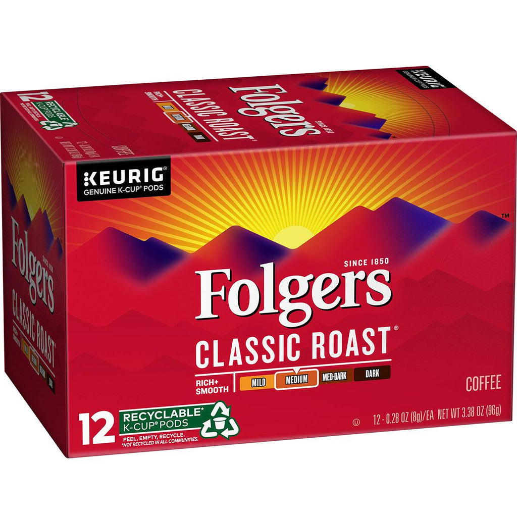 Folgers Classic Roast K-Cup 3.38oz - Seabra Foods Online