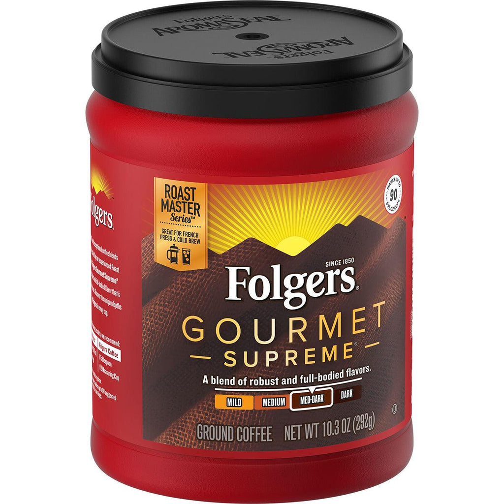Folgers Gourmet Supreme Coffee 9.06oz - Seabra Foods Online