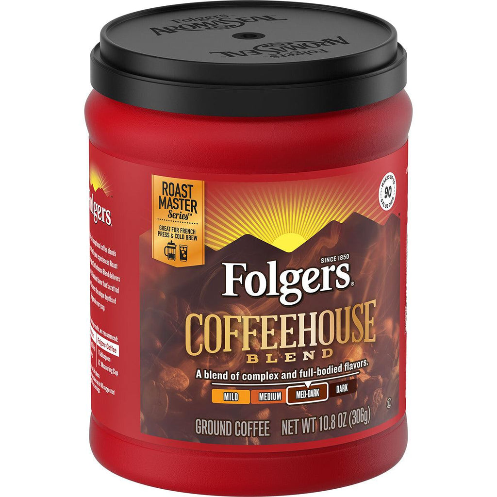 Folgers House Blend Coffee 9.6oz - Seabra Foods Online