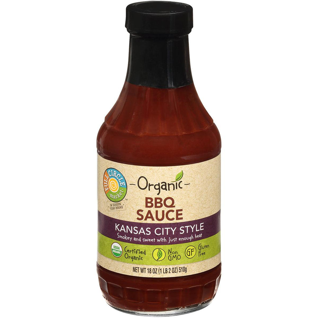 Full Circle Organic BBQ Sauce Smoky 18z - Seabra Foods Online