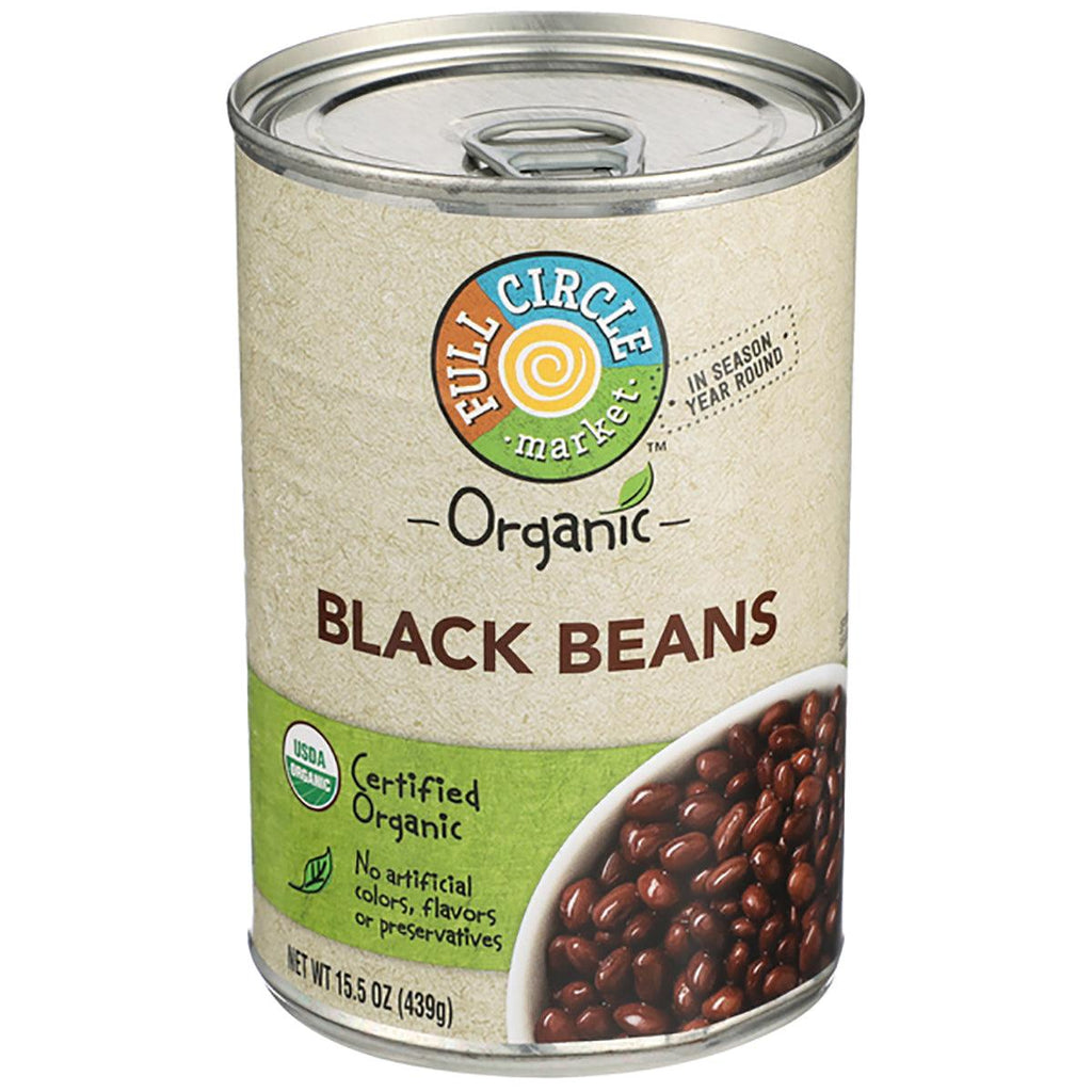 Full Circle Organic Black Beans 15.5oz - Seabra Foods Online