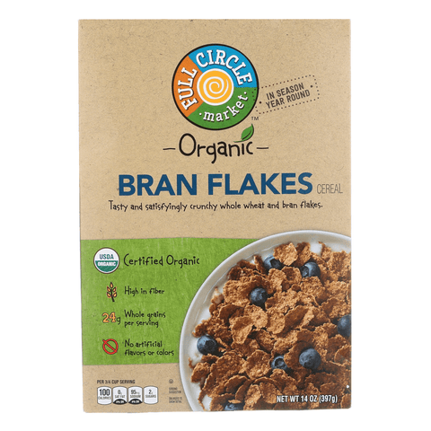 Full Circle Organic Bran Flakes Cereal - Seabra Foods Online