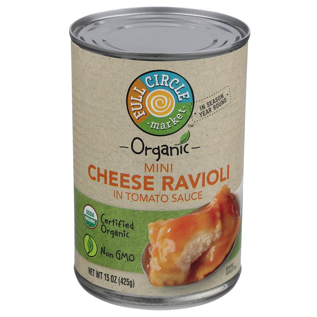 Full Circle Organic Can. Cheese Ravioli - Seabra Foods Online