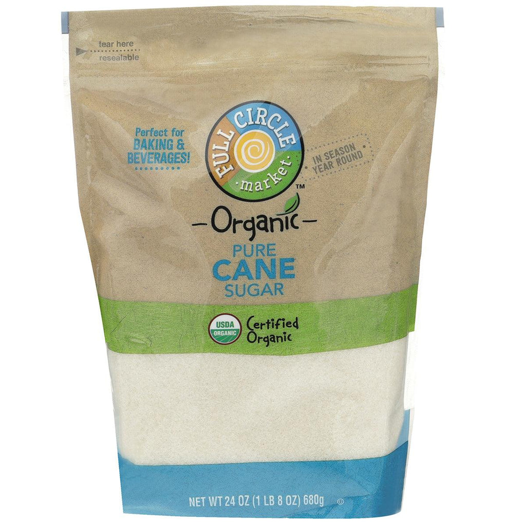 Full Circle Organic Cane Sugar 24oz - Seabra Foods Online