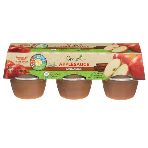 Full Circle Organic Cinnamon Applesauce - Seabra Foods Online