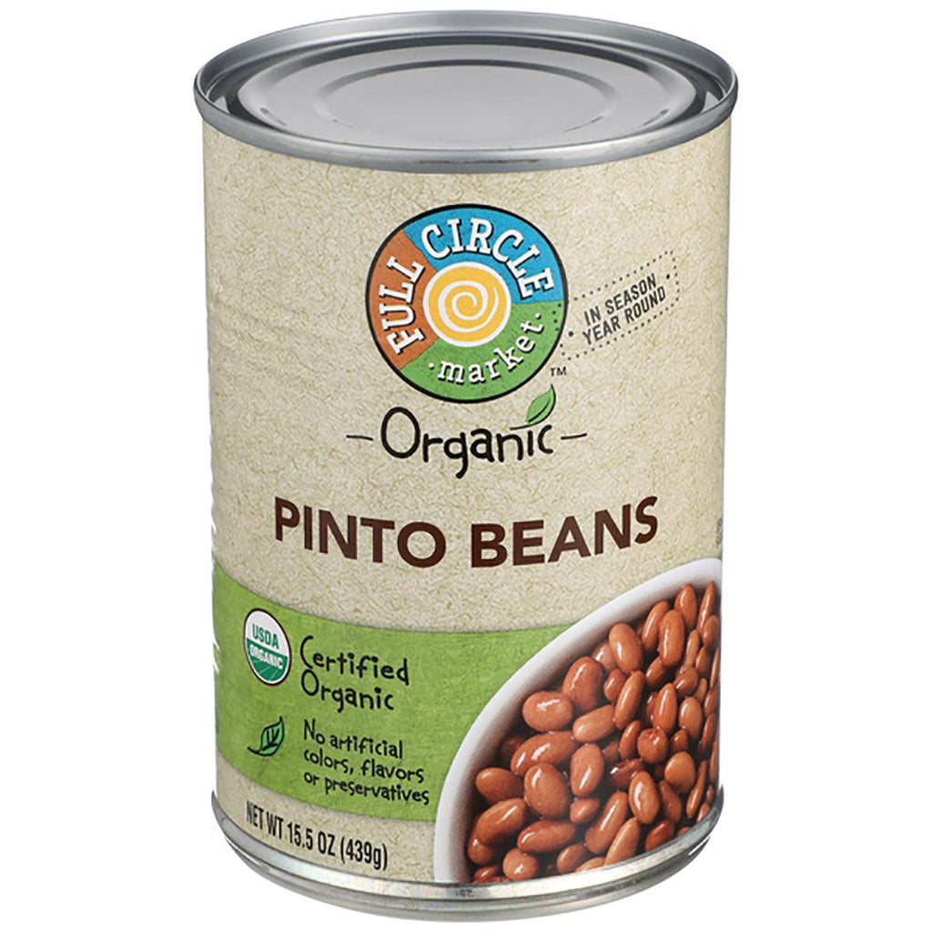 Full Circle Organic Pinto Beans 15.5oz - Seabra Foods Online