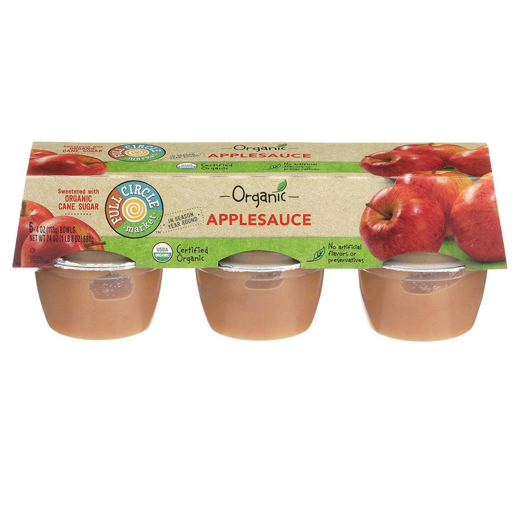 Full Circle Organic Sweetened Applesauce - Seabra Foods Online
