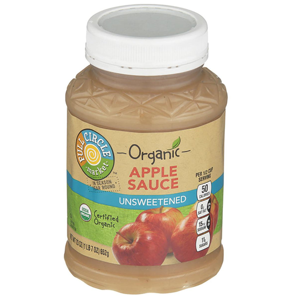 Full Circle Organic Unsw Applesauce 23oz - Seabra Foods Online